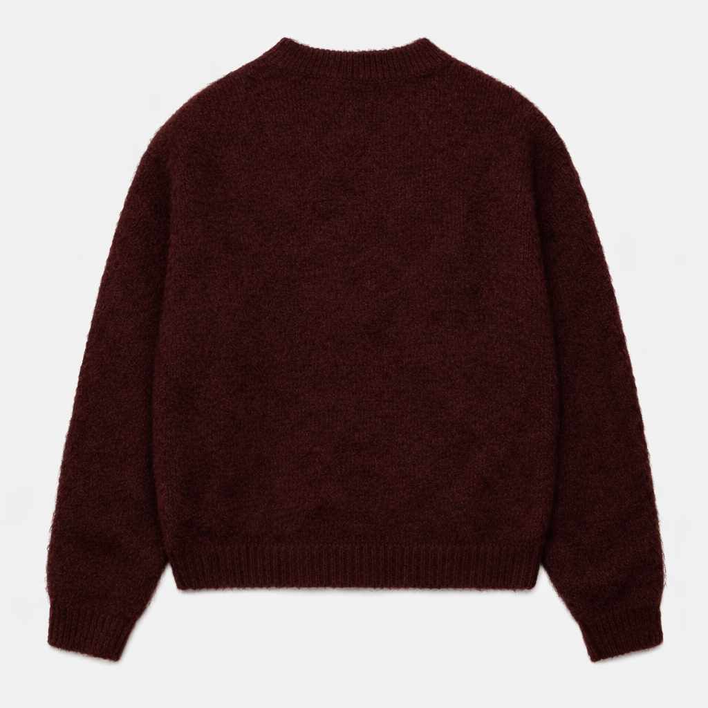 Brushed Mohair Knit Sweater