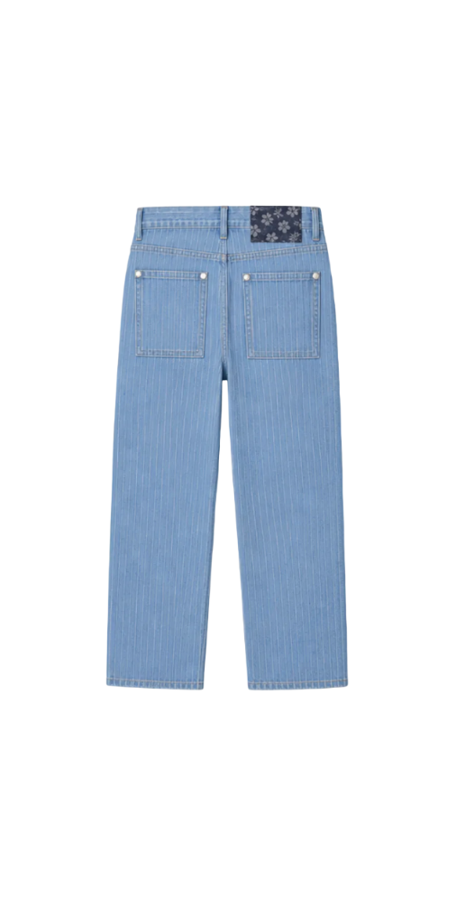 Pinstripe Denim
