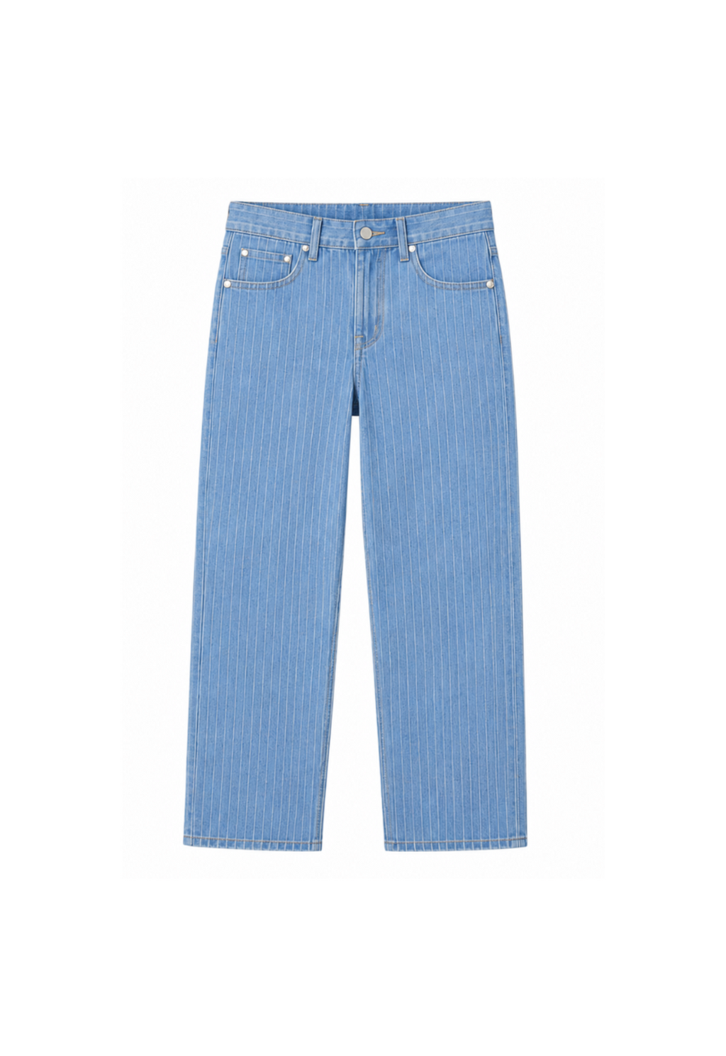 Pinstripe Denim